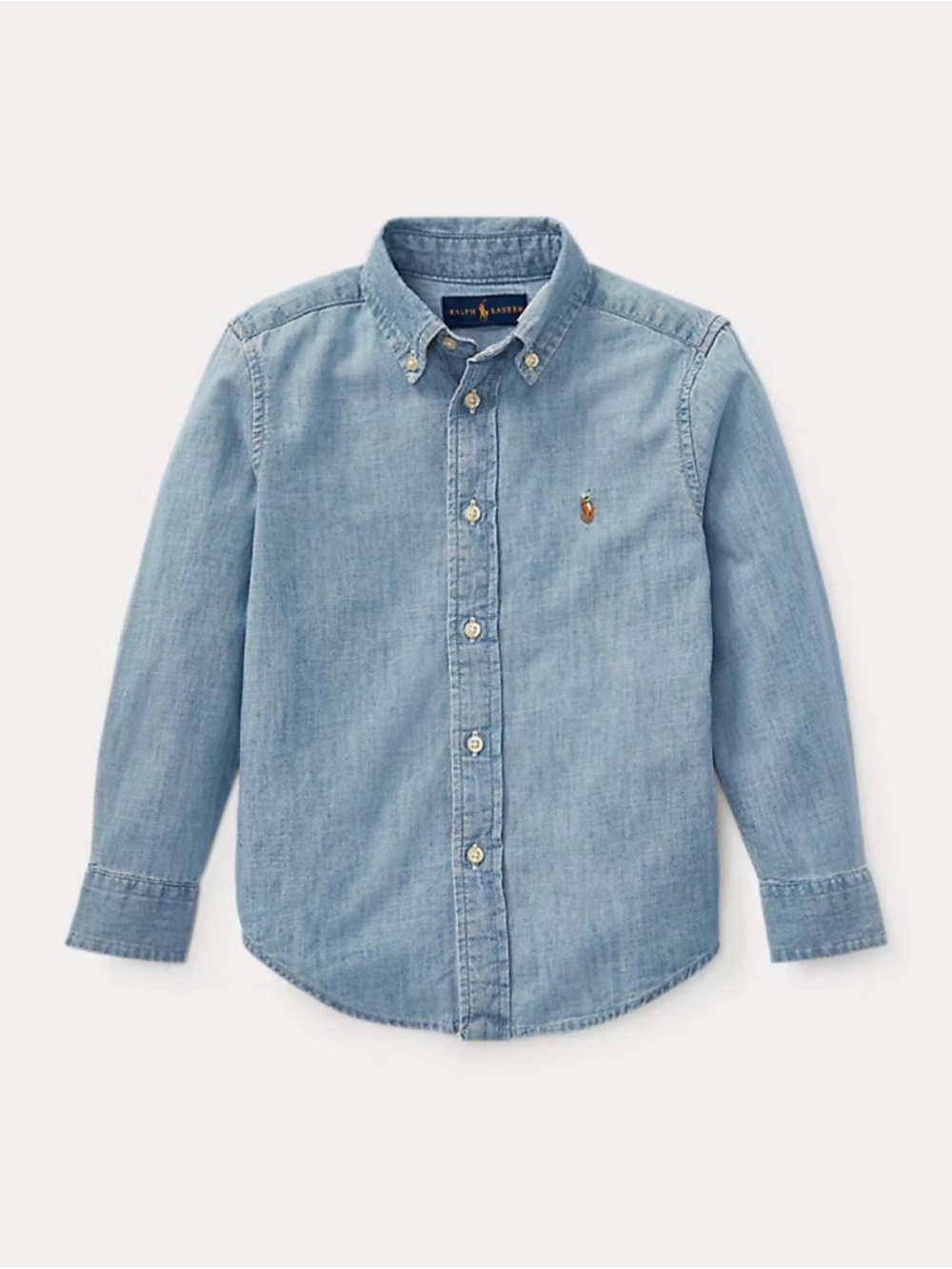 Ralph Lauren Light Blue Denim Poplin Shirt
